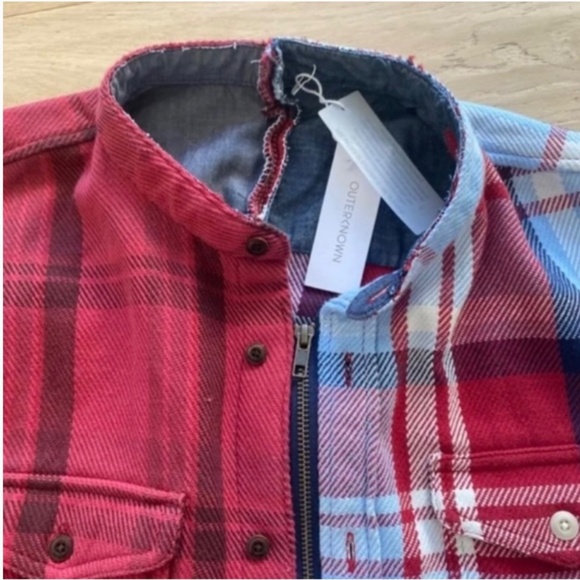 Outerknown Plaid Blanket Coat - Picture 2 of 3